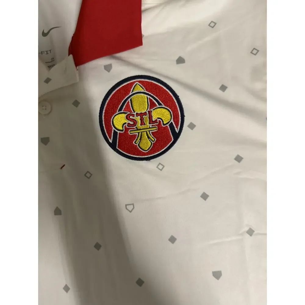 NWT Men’s Nike St. Louis Cardinals 2024 City Connect Vapor Polo Shirt Small READ